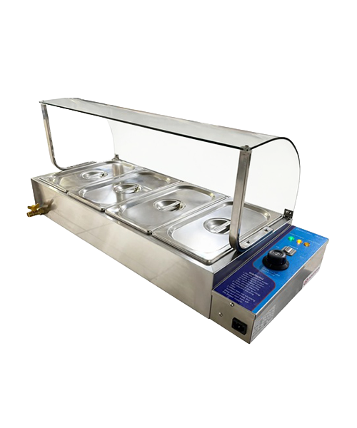 Baño María Eléctrico Gastroinox GUHBM143 de Sobremesa para 4 GN 1/3