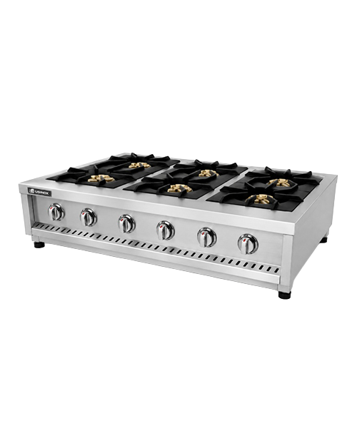 Anafe Industrial Usinox de 6 Platos en Acero Inoxidable – 42 kW